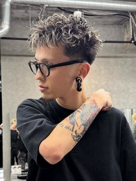 エルマーク 京都駅前(L-MARK) ハイライト/アップバング/フェード/men's/メンズ