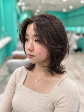 ビービー(BeB) 【新垣】韓国風小顔レイヤー×髪質改善ストレート