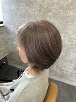 ヘアサロンデザイア(HAIR SALON DESIRE) 白髪活かしカラー/ピンクベージュ