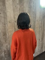ミルスク(MIRSK.) オリーブベージュ×ボブ×パーマ