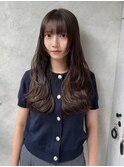 レイヤースタイル/透明感カラー/髪質改善/韓国風カラー