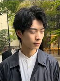 フェザーパーマ/シャドウパーマ/大人男子/池袋メンズカット