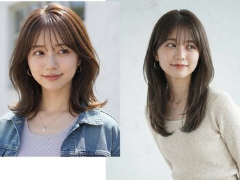 アローラ バイ ヘッドライト 横浜関内店(AROLA by HEADLIGHT)の写真/憧れの韓国風スタイルはレイヤーが鍵。ミディアムやロングの魅力を引き出しますよ★
