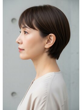 プラグ ヘアーデザイン 大名店(PLUG hair design) *ショートボブ/ショートヘア/脱白髪染め/白髪ぼかし/髪質改善