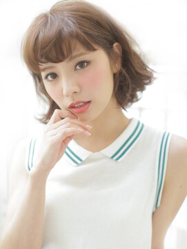 モードケイズ 本厚木(MODE K's) 【MODE K's厚木】外ハネミニマムボブ×モードな透明感3Dカラー