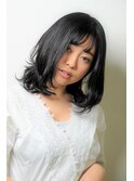 【葛西/西葛西】エアリーミディアムボブ
