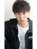 ツイスト×マッシュベース×無造作ヘア