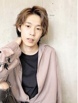 ラグシス ザ バックルーム(LUXIS THE BACK ROOM) ミディアム外ハネアップバング【立川/メンズ】