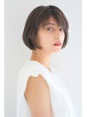 ☆ グレージュ ＆ 毛束感 ☆ひし形シルエット ミニマムボブ♪