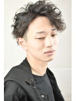 レ ギャルソン 仙台店(Les Garcons)&nbsp;センターパートコンマヘア波巻きスパイラルスリークショート