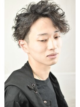 レ ギャルソン 仙台店(Les Garcons) センターパートコンマヘア波巻きスパイラルスリークショート