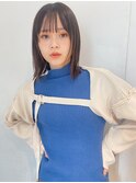 【meg】切りっぱなしボブ