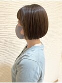 【morio】札幌ボブ　丸く収まるぱつっとボブ