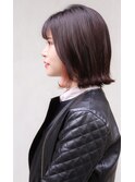 ボブ×インナーカラー