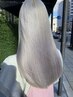 【思い通りの髪色へ♪】透明感☆トレンドｗカラー(ブリーチ＋カラー) ¥10000