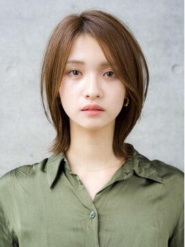 エインアンリー 表参道(AIN.ANLY.) ★セミディカールシアーカラー姫カット耳かけショートボブ