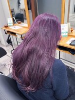 アフェクト 上大岡(affect)&nbsp;バイオレットカラー/ロング/韓国波巻き/ブリーチ/上大岡