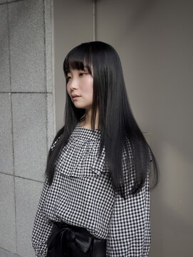 ネロ ヘアサロン ネイビー 渋谷(NERO HAIRSALON NAVY) 【 木田琴美 】ロング 暗髪 ブルーブラック