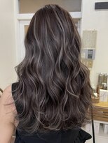 エトラ 渋谷店(etora)&nbsp;ハイライトカラー　アッシュベージュ　ケアブリーチ