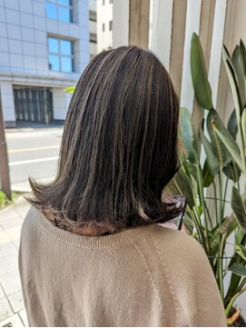 アン(Hair make un) 大人ハイライト