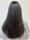 美髪アッシュグレージュ