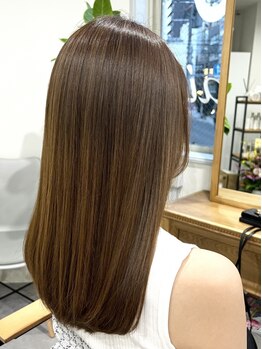 ララリノ(LALALINO)の写真/くせ毛でお悩みの方必見◇髪本来の艶＆しなやかさを実現！自然なストレートをLALALINOで実現★
