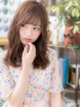 カバーヘア イヴ 戸頭店(COVER HAIR EVE) フレンチガーリーこなれ抜け感バレイヤージュh3戸頭20代30代40代