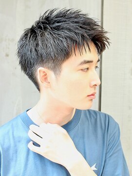 リップス レイ ギンザ(LIPPS Ray GINZA) かき上げ万能ショート　フェードカット