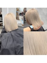 ザンカ(ZANKA) ブリーチ2~3回でつくるホワイトブロンド