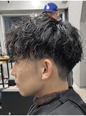スパイキーショート/ジェットモヒカン/ショートバング/men's