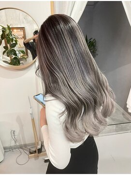 髪屋 紬 バレイヤージュ/白髪ぼかし