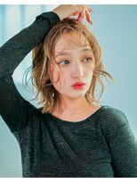 リトル エメ 仙台2号店(little×aimer) くしゃっとハイトーンボブ［あおば通］