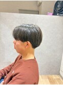 大人気マッシュ×センターパート
