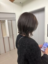 ローレンアオ(LOREN AO)&nbsp;【LOREN AO】グレージュ/くびれボブ