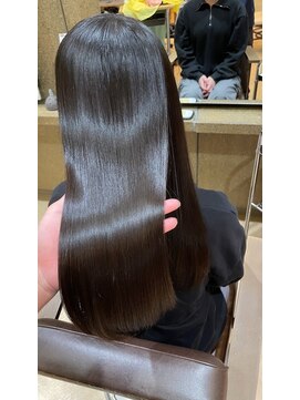 ひろ美容室 【同日施術】超高濃度水素で髪質改善ストレート+カラーカット♪