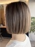 カット+白髪ぼかしハイライトカラー+オージュアトリートメント￥27200#表参道