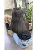 ☆透明感スモーキグレージュ髪質改善レイヤーカットブリーチなし