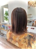 ツヤサラ外ハネスタイル