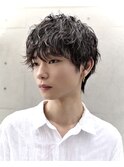 マッシュ×緩めツイスパ