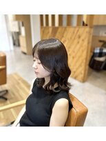 ビスフレア 平針店(biss flare) 顔周りレイヤー　くびれウェーブ　前髪カット