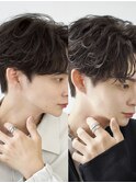 フェザーパーマ2種 波巻きフェザー ニュアンスフェザー 熊本