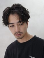 バイフィフス 原宿/表参道(by fifth)&nbsp;センターパートシャドウパーマスパイラルパーマツーブロック