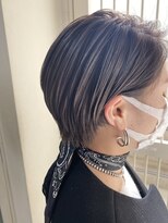 ミリム 栄矢場町店(MIRiM)&nbsp;【栄矢場町】ラベンダーアッシュ×ショートスタイル