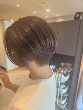 スーリール 伊都店(Sourire) ショート　ラベンダーグレージュ