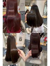 透明感とツヤが違う！大人気の「イルミナカラー」を体験。