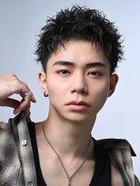 リップス 表参道店(LIPPS)&nbsp;ピンパーマスパイキーショート【ツーブロック刈り上げ】