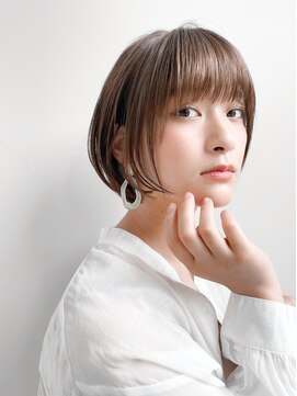 ♪前下がりショートボブハンサムショートカット上手い錦糸町ケア