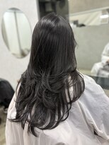 エイム(AiM)&nbsp;レイヤーカット/ハイレイヤー/ブルーブラック/透明感カラー