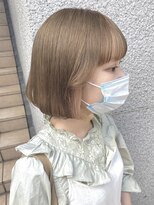 DATE綾瀬店 ダブルカラー/ブリーチカラー/ハイトーン【2月13日NEW OPEN（予定）】 &nbsp;ミルクティーグレーベージュ