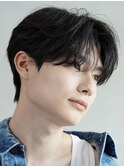 調布メンズパーマニュアンスパーマフェザーパーマセンターパート